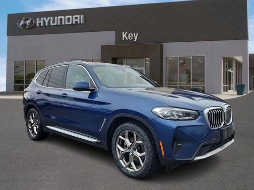 Blue Metallic 2022 BMW X3 xDrive30i