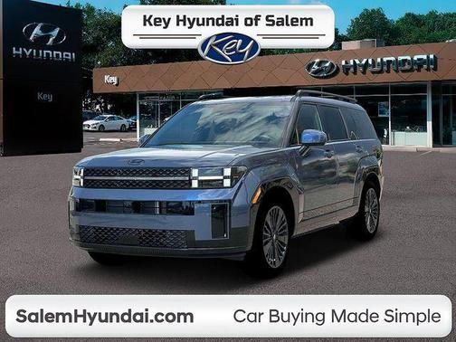 Atlantis Blue 2026 Hyundai SANTA FE HEV Calligraphy