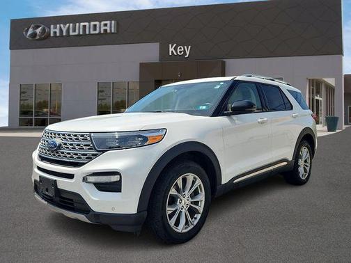 White Metallic 2021 Ford Explorer Limited