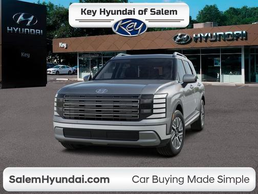 Typhoon Silver Metallic 2026 Hyundai Palisade Hybrid SEL 8P