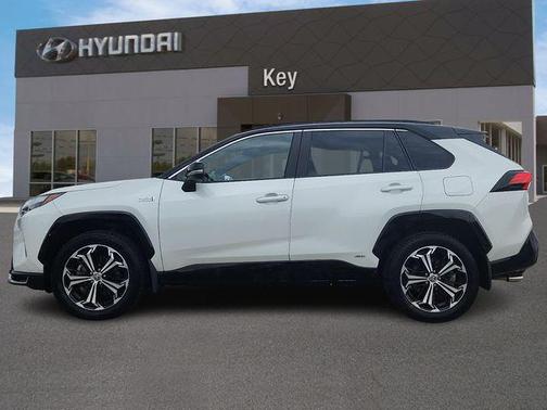 Wind Chill Pearl/Midnight Black Metallic 2024 Toyota RAV4 Prime XSE