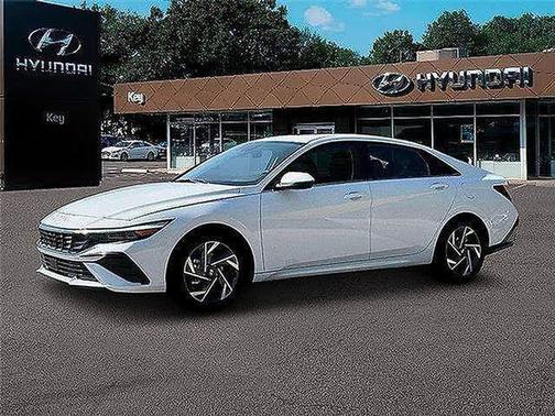 Serenity White 2025 Hyundai ELANTRA HEV Limited