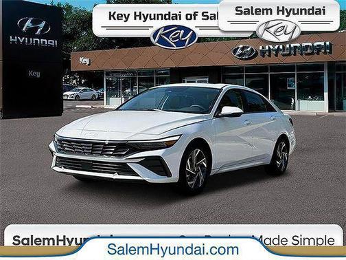 Serenity White 2025 Hyundai ELANTRA HEV Limited