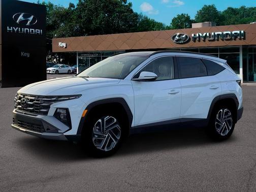 Creamy White Pearl 2026 Hyundai TUCSON Hybrid Limited
