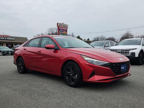 Calypso Red 2021 Hyundai ELANTRA SEL