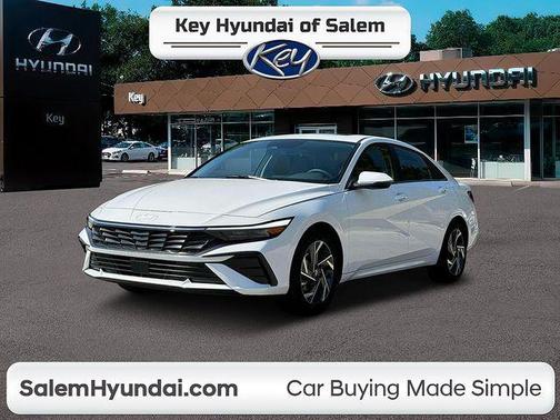 Serenity White 2025 Hyundai ELANTRA HEV Limited