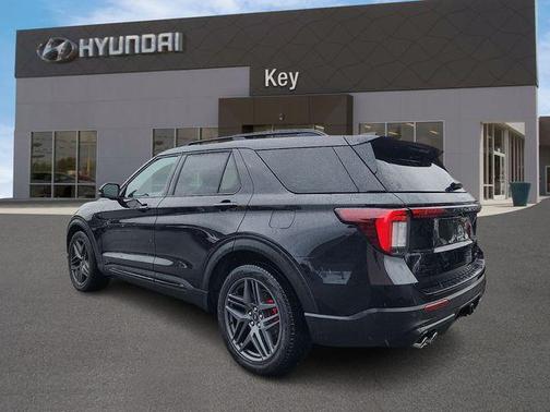Agate Black Metallic 2025 Ford Explorer ST