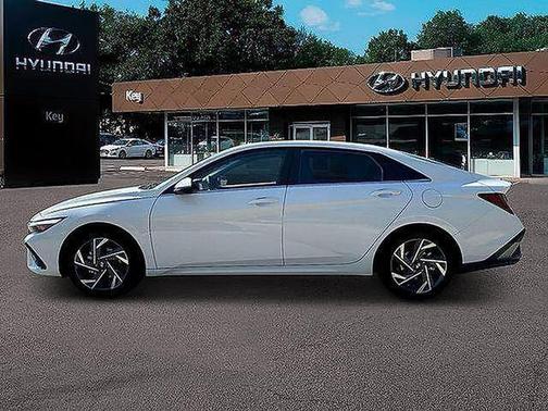 Serenity White 2025 Hyundai ELANTRA HEV Limited