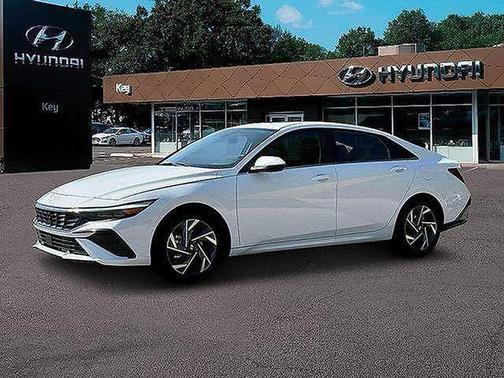 Serenity White 2025 Hyundai ELANTRA HEV Limited