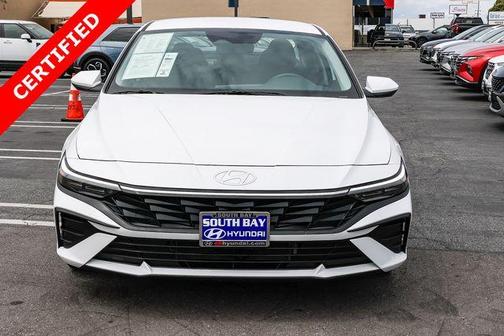 White 2025 Hyundai ELANTRA HEV Blue