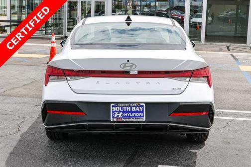 White 2025 Hyundai ELANTRA HEV Blue