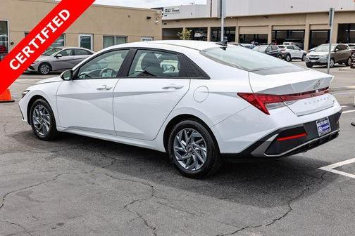 White 2025 Hyundai ELANTRA HEV Blue