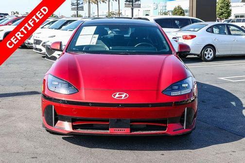 Red 2024 Hyundai IONIQ 6 Limited