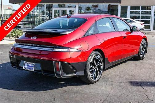 Red 2024 Hyundai IONIQ 6 Limited