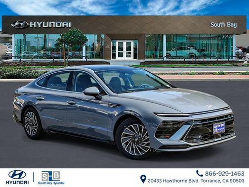 Blue 2026 Hyundai SONATA Hybrid SEL