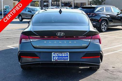 Amazon Gray 2024 Hyundai ELANTRA HEV Blue