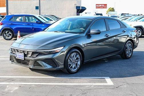 Amazon Gray 2024 Hyundai ELANTRA HEV Blue