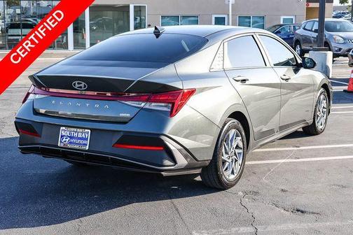 Amazon Gray 2024 Hyundai ELANTRA HEV Blue