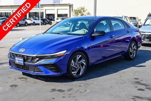 Intense Blue 2025 Hyundai ELANTRA SEL Sport