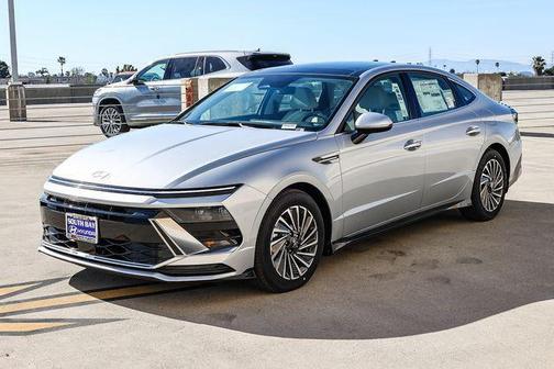 Silver 2026 Hyundai SONATA Hybrid SEL