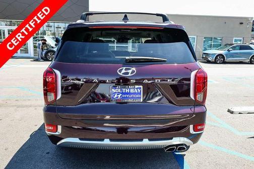 Burgundy 2021 Hyundai PALISADE Calligraphy