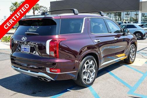 Burgundy 2021 Hyundai PALISADE Calligraphy