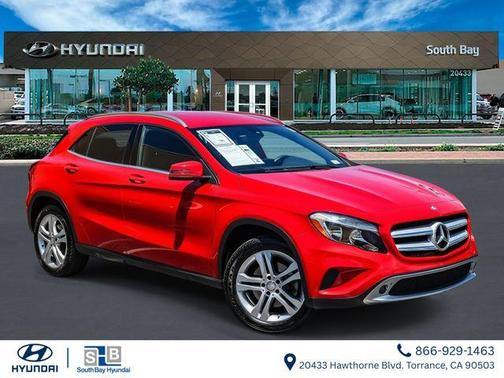 Red 2016 Mercedes-Benz GLA-Class GLA 250 4MATIC