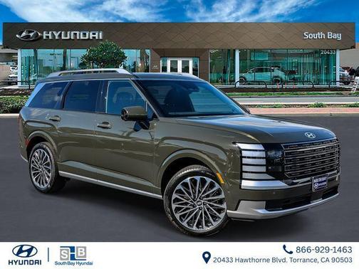 Titanium Green 2026 Hyundai Palisade Hybrid Calligraphy