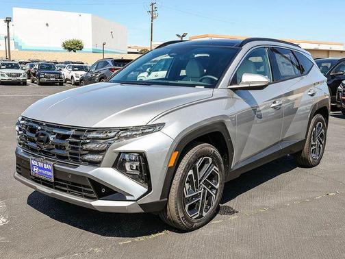 Shimmering Silver 2026 Hyundai TUCSON Hybrid Limited