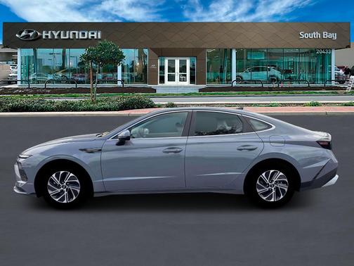 Blue 2026 Hyundai SONATA Hybrid Blue