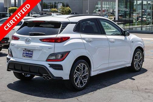Lunar White 2023 Hyundai KONA N Line