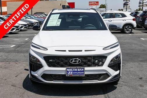 Lunar White 2023 Hyundai KONA N Line