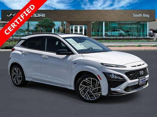 Lunar White 2023 Hyundai KONA N Line