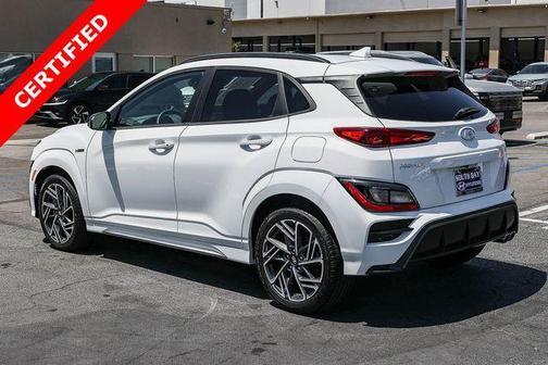 Lunar White 2023 Hyundai KONA N Line