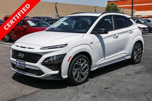 Lunar White 2023 Hyundai KONA N Line