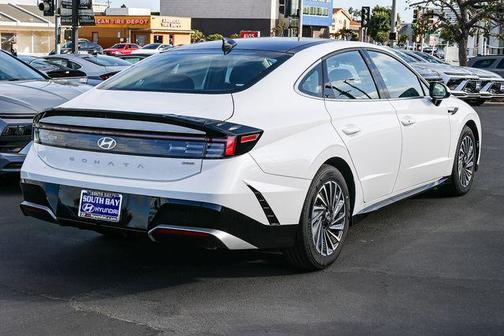 White 2026 Hyundai SONATA Hybrid SEL