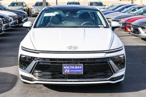 White 2026 Hyundai SONATA Hybrid SEL