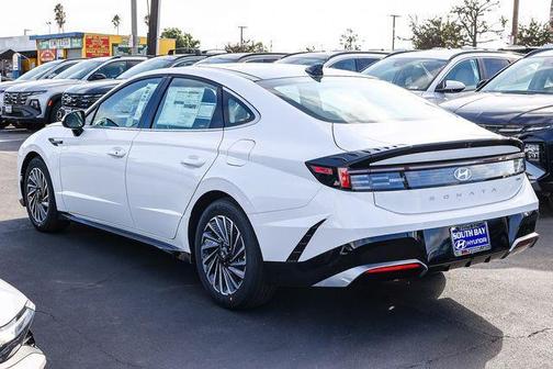 White 2026 Hyundai SONATA Hybrid SEL