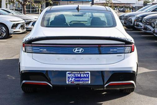 White 2026 Hyundai SONATA Hybrid SEL