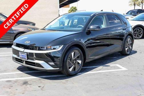 Black 2025 Hyundai IONIQ 5 SE