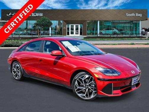 Red 2024 Hyundai IONIQ 6 SEL