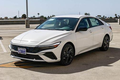 White 2026 Hyundai ELANTRA HEV Blue
