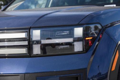 Atlantic Blue 2026 Hyundai SANTA FE HEV SEL