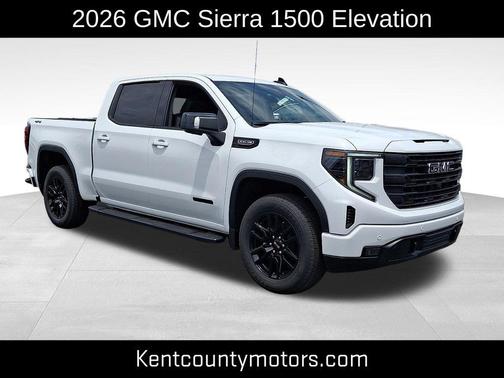 Summit White 2026 GMC Sierra 1500 Elevation