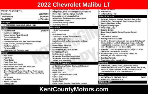 2022 Chevrolet Malibu LT