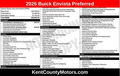 2026 Buick Envista Preferred FWD