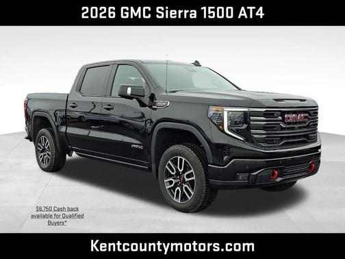 Onyx Black 2026 GMC Sierra 1500 AT4