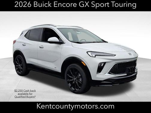 Summit White 2026 Buick Encore GX Sport Touring