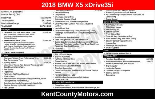 2018 BMW X5 xDrive35i