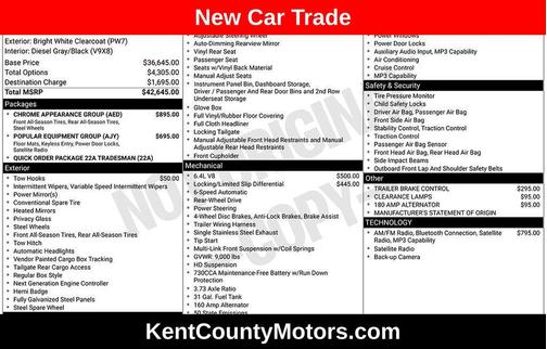 2018 RAM 2500 Tradesman Crew Cab 4x2 6'4' Box